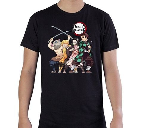 T-shirt - Demon Slayer - Groupe Homme Taille Xl